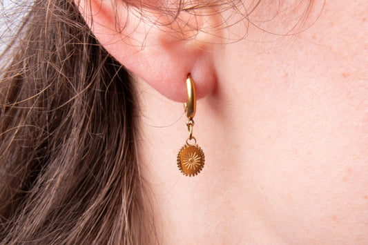 Boucles d'oreilles Soleil