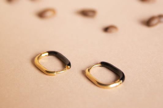 Numéro 237 - Bijoux en acier Inoxydable - Boucles d'oreilles Moka.