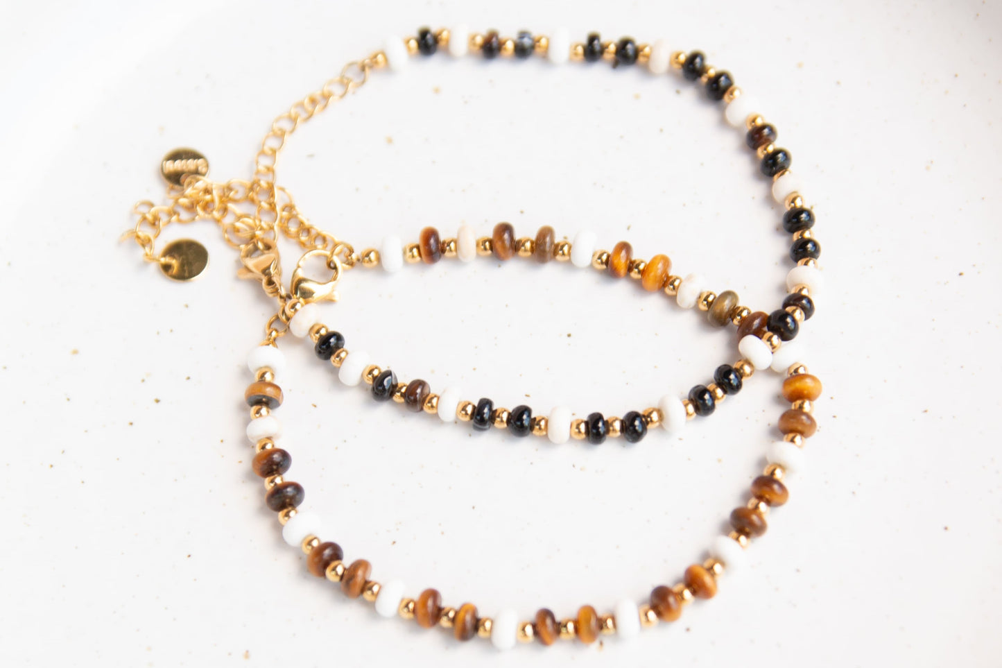 Numéro 237 - Bijoux en acier Inoxydable - Bracelet Cappuccino