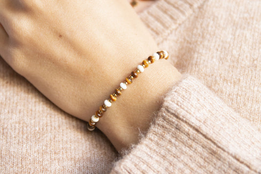 Numéro 237 - Bijoux en acier Inoxydable - Bracelet Cappuccino